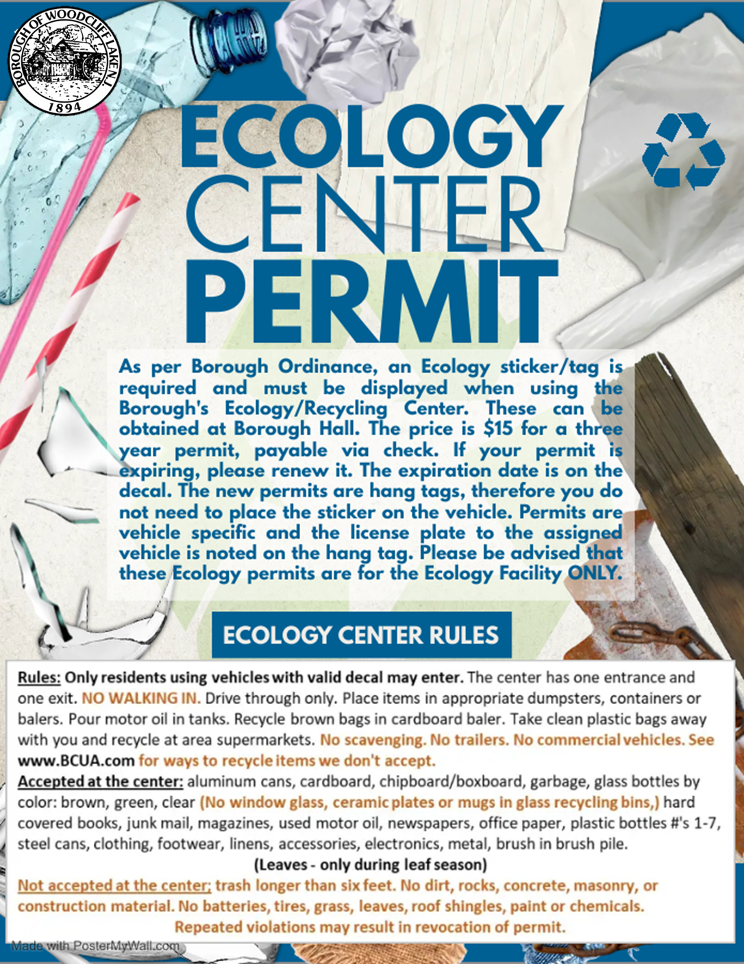 ecology center permit flyer
