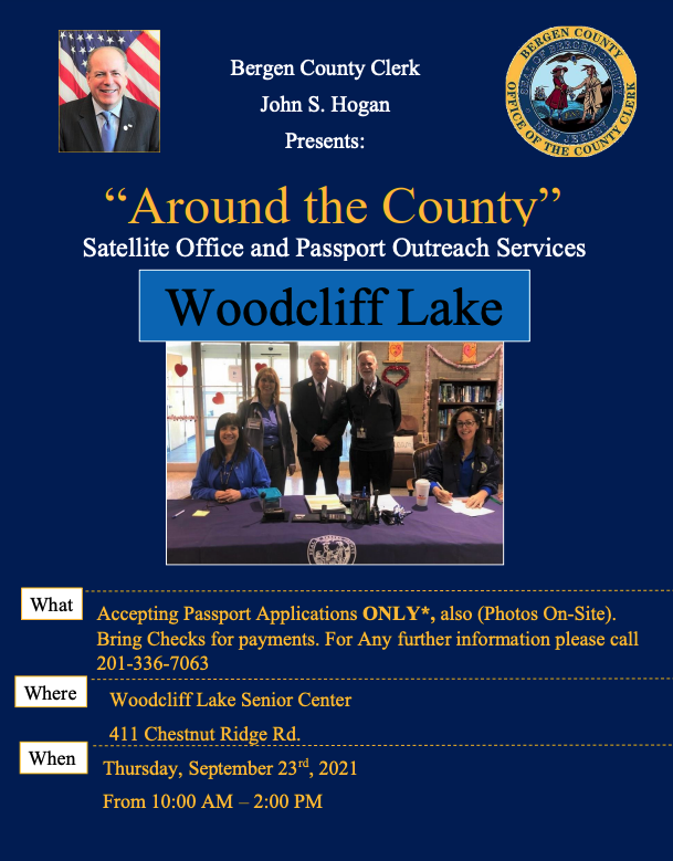 Around the County” Satellite Office and Passport Outreach Services