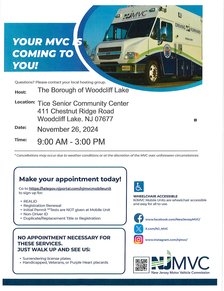 November 24 Mobile MVC Flyer. Click to open an OCR scanned PDF version of it