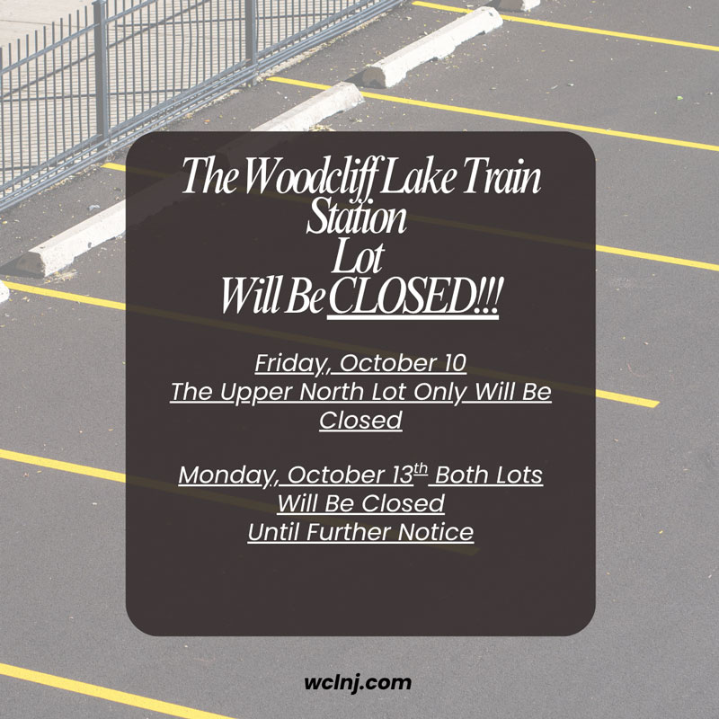 train station parking lot closed