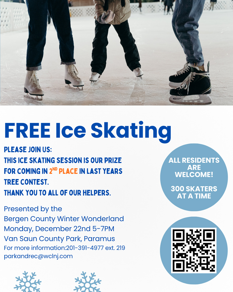 Free Ice Skating Session flyer. Click to open an OCR scanned PDF version of it.