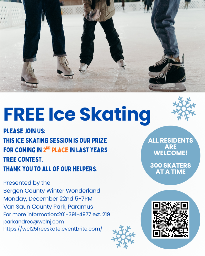 Free Ice Skating Session flyer. Click to open an OCR scanned PDF version of it.