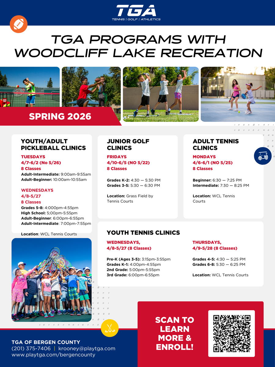 TGA Woodcliff Lake Spring 2026 Poster