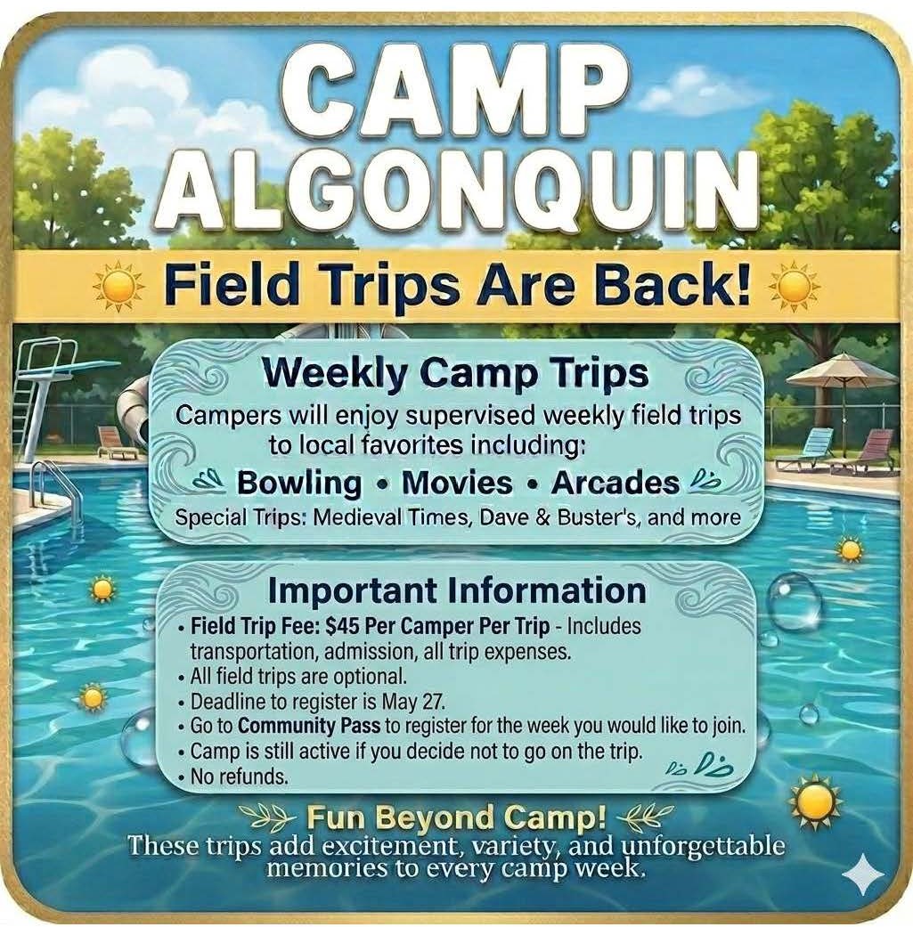 Camp Algonquin flyer. Click to open an OCR scanned version of it.